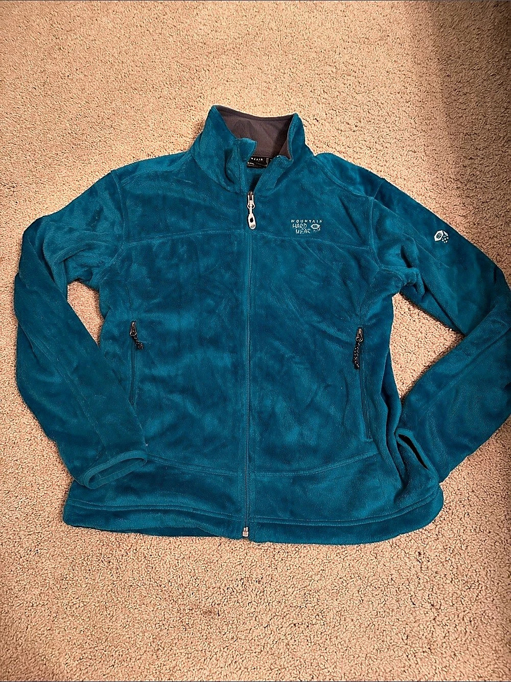 Mountain Hardwear Monkey Woman Fleece Jacket Blue Medium